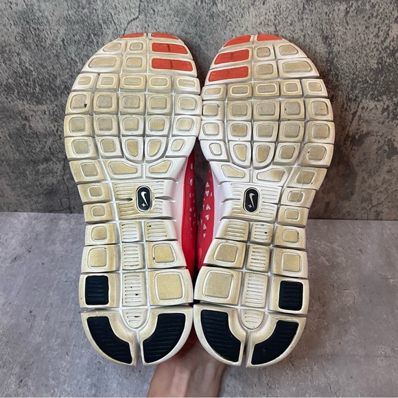 Nike Free Run Running Shoes Womens sz 7.5 - red/orange/greyNike - Picture 5 of 9